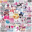 waterproof cheerleading megaphone scrapbooking cheerleaders logo