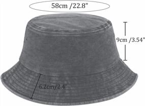 img 1 attached to Stay Cool And Stylish This Summer With Umeepar'S Packable Bucket Hats For Men And Women