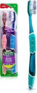 🪥 gum technique quad grip toothbrush with bristles for oral care logo