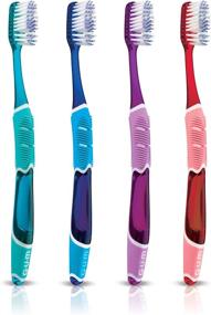 img 2 attached to 🪥 GUM Technique Quad Grip Toothbrush with Bristles for Oral Care