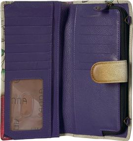 img 1 attached to Anna Anuschka Bi Fold Wallet Yellowstone Women's Handbags & Wallets ~ Wallets