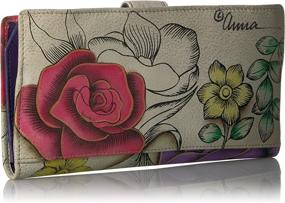 img 3 attached to Anna Anuschka Bi Fold Wallet Yellowstone Women's Handbags & Wallets ~ Wallets