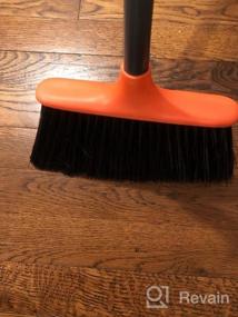 img 5 attached to Long Handle Broom And Dustpan Combo Set For Effective Indoor Floor Cleaning - Perfect For Home, Kitchen, Office And Lobby Use