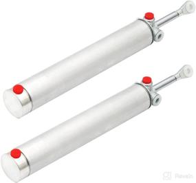 img 4 attached to 🔧 TUNTUN Convertible Top Hydraulic Cylinders Lift Arms for 1999-2004 Ford Mustang and Cobra | Replaces XR3Z-7650600-A XR3Z7650600A | Set of 2 Cylinders