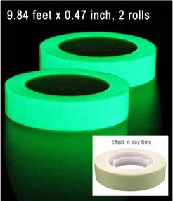 img 3 attached to Stay Safe And Be Seen: DUOFIRE Glow In The Dark Tape For Enhanced Visibility And Safety