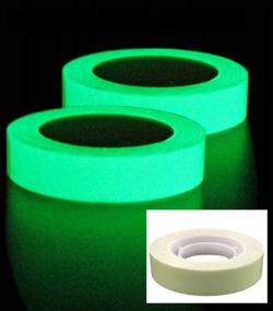 img 4 attached to Stay Safe And Be Seen: DUOFIRE Glow In The Dark Tape For Enhanced Visibility And Safety