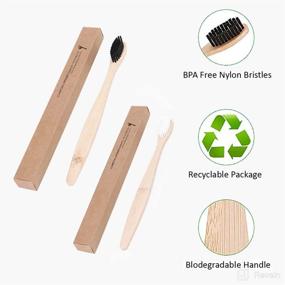 img 2 attached to 🌱 Sustainable Toothbrush with Eco-Friendly Biodegradable Bristles - Reusable and Environmentally Conscious