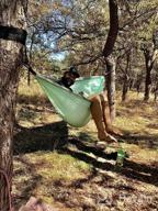 img 1 attached to AnorTrek Camping Hammock: Your Ultimate Companion For Lightweight And Comfortable Outdoor Adventures review by Aaron Ethridge