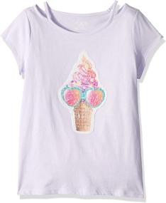 img 2 attached to 👕 Adorable Girls' Graphic Tees: Childrens Place T-Shirt Collection