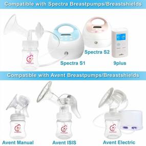 img 2 attached to Nenesupply 9Oz Wide Mouth Feeding And Storage Bottle Compatible With Spectra S2, S1, And 9 Plus Pumps - Includes Nipple, Sealing Disc, And Compatible With Spectra S2 Accessories And Pump Parts