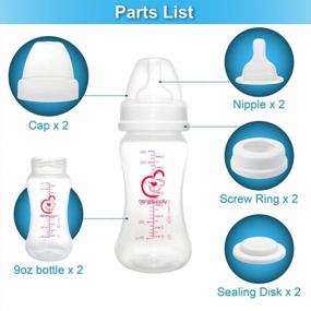 img 3 attached to Nenesupply 9Oz Wide Mouth Feeding And Storage Bottle Compatible With Spectra S2, S1, And 9 Plus Pumps - Includes Nipple, Sealing Disc, And Compatible With Spectra S2 Accessories And Pump Parts