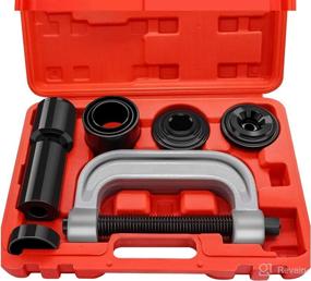 img 4 attached to 🔧 AURELIO TECH 10PCs Ball Joint Press Kit & U Joint Removal Tool with 4x4 Adapters, Ideal for a Wide Range of 2WD and 4WD Cars and Light Trucks