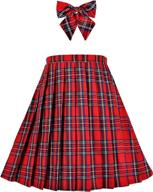 girls skirt school uniform tartan girls' clothing ~ skirts & skorts logo