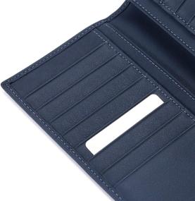 img 1 attached to 💼 HISCOW Men's Bifold Wallet with Credit Card Slots - Top Choice for Wallets, Card Cases & Money Organizers