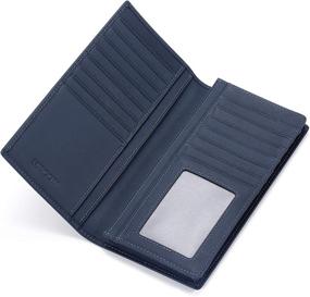 img 2 attached to 💼 HISCOW Men's Bifold Wallet with Credit Card Slots - Top Choice for Wallets, Card Cases & Money Organizers