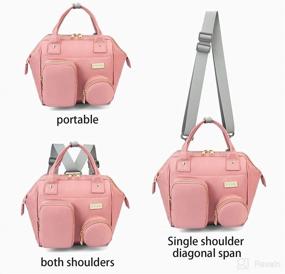 img 1 attached to Backpack Waterproof Multi Function Convertible Outdoor Diapering