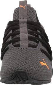 img 3 attached to Stylish and Versatile: PUMA Axelion Running Shadow Black Vibrant Girls' Shoes for Athletic Performance