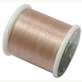 img 1 attached to 🧵 KooK Japanese Nylon Beading Thread for Delica Beige - 50M spool