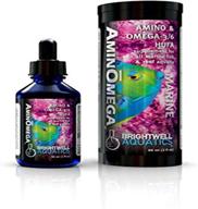 brightwell aquatics aminomega: versatile amino acid and omega food supplement for marine fish and reef aquariums logo