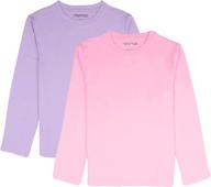 👕 jiahong unisex crewneck t-shirt for girls' clothing: tops, tees & blouses in elastane material logo