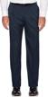 stretchy crosshatch dress pants for men by savane with pleats logo