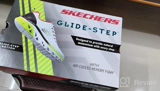 img 1 attached to 👟 Men's Skechers Glide Step Sport Sneaker in Black, Red, and Multi - New Shoes review by Jon Robertson