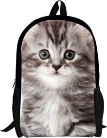 img 4 attached to Student Backpack Fashion Durable Daypack Backpacks ~ Kids' Backpacks