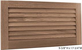 img 1 attached to 🌊 Enhance Your Décor with SeaTeak Louvered Insert – Stylish and Functional Addition