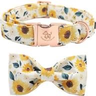 🐾 stylish & comfortable: elegant little tail dog collar with adjustable soft bow tie for dogs & cats logo