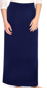 img 4 attached to Kosher Casual Womens Wrinkle Dressy Women's Clothing - Skirts
