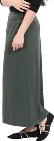 img 2 attached to Kosher Casual Womens Wrinkle Dressy Women's Clothing - Skirts