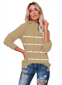 img 1 attached to Stylish Women'S Quilted Pullover With Button Neck And Elbow Patches - Perfect Outwear