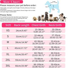 img 1 attached to 🧥 Reflective Strip Dog Winter Coat with Pocket, Windproof Waterproof Dog Jacket, Warm Dog Sweater Clothes, Pet Winter Vest for Small Medium Extra Large Dogs, Puppy Pet (Pink, L)