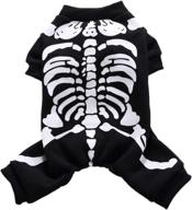 🐱 dog cat skeleton costume coat for halloween party cosplay - pet puppy clothes for small medium dogs cats - sweater jumpsuit puppies funny outfits - kitten dress up shirt - pets apparel logo