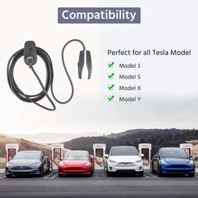 img 2 attached to Tesla Model 3/Y/X/S Wall Connector Charger Adapter Cable Holder - VIHIMAI EV Charging Cable Organizer Accessory