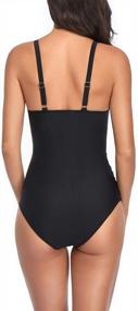 img 2 attached to Get Beach Ready With Smismivo Women'S Tummy Control Slimming One Piece Swimsuit