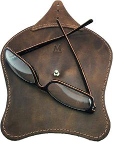 img 2 attached to 👓 Genuine Handmade Leather Eyeglasses: High-quality Glasses