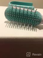 img 1 attached to FridaBaby Kids Detangling Brush For Thick And Curly Hair - Tangle-Free Comb Teeth And Bristle Design, No Breakage Or Tears, White/Blue review by Alex May