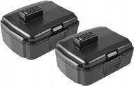2-pack 12v 4000mah battery compatible with ryobi 12-volt tools ryobi cb120l, cb121l, bpl-1220, 130503001 & 130503005 (not for cb120n) logo