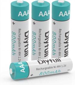 img 4 attached to Long-lasting AAA Batteries with 🔋 800mAh Capacity: Power up with Confidence