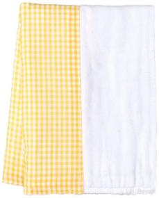 img 1 attached to 🍼 Yellow Gingham Infantissima Burp Cloth