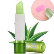aloe vera lipstick color changing long lasting moisturizing natural tinted lip stick for women & girls logo