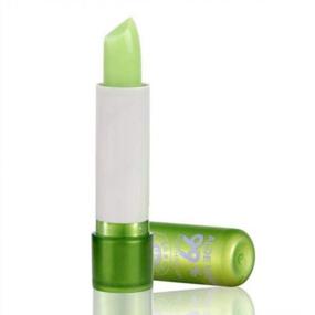 img 3 attached to Aloe Vera Lipstick Color Changing Long Lasting Moisturizing Natural Tinted Lip Stick For Women & Girls
