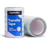 clear vinyl transfer tape with alignment grid - perfect for cricut crafts, decals, and letters - made in the usa! logo