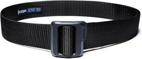 img 2 attached to Military-Style Tactical Belt With Quick-Release Buckle And Heavy-Duty Webbing - Available In 1 Or 2 Pack For EDC
