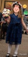 картинка 1 прикреплена к отзыву Пасхальная одежда для девочек, бургундский цвет с цветочным дизайном от IGirlDress от Christin Barajas