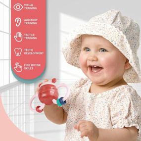 img 1 attached to Набор игрушек-погремушек из 8 шт. - идеальный подарок для новорожденных девочек 3-12 месяцев!