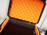 img 1 attached to CASEMATIX 15.6" Hard Laptop Case Compatible With Acer Nitro 5, Asus Zephyrus G14, MSI GS65 Stealth, Razer Blade, Dell XPS 15 And Gigabyte Aero 15 Gaming Laptops Accessories - Orange Foam review by Carlos Melendez