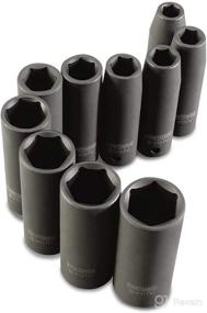 img 1 attached to Craftsman Evolv 10-Piece Deep Impact Socket Set - 1/2-Inch Drive, Standard (SAE), Model 16886