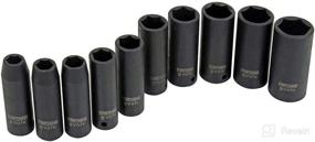 img 3 attached to Craftsman Evolv 10-Piece Deep Impact Socket Set - 1/2-Inch Drive, Standard (SAE), Model 16886